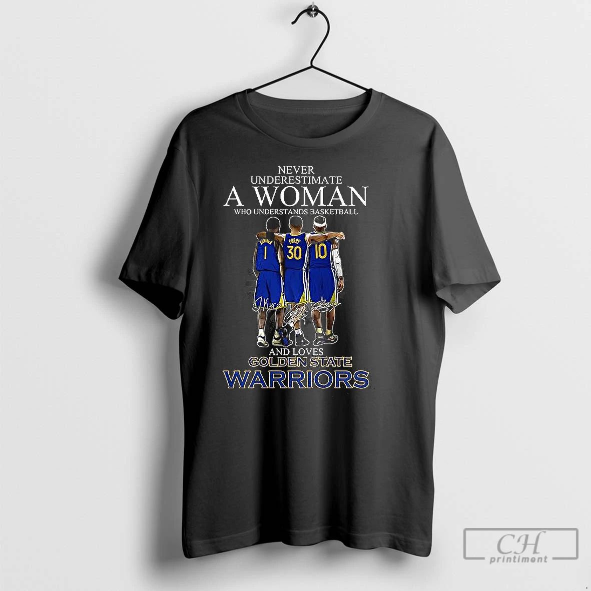 Classic Never Underestimate A Woman Who Loves Golden State Warriors Signature