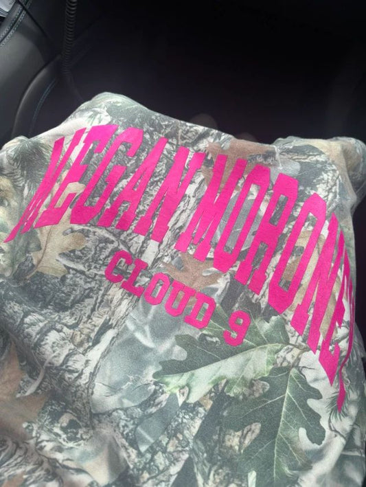 Megan Moroney Cloud 9 Tour 2026 Camo 100% Cotton T-shirt