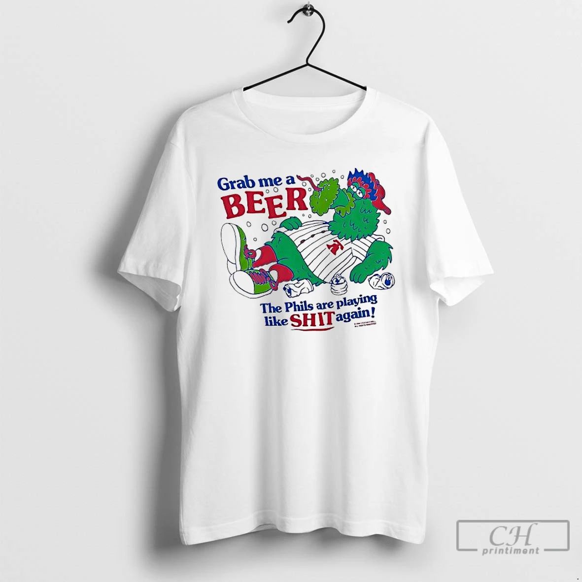 Premium Phanatic Philadelphia Phillies Mascot Grab Me A Beer The Phils Are Playing Like Shit