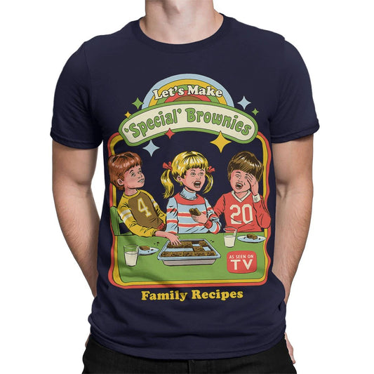 Let's Make Brownies Fun 90s Baking Themed T Shirt for Food Lovers #SR#T433