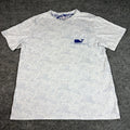 Vineyard Vines T Shirt Men L Blue Pocket Beach Graphic Print Crew Short Sleeve