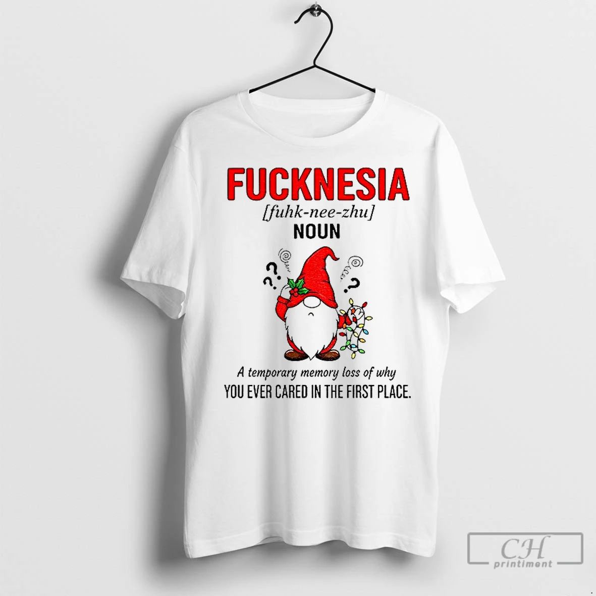 Premium Gnome Fucknesia Definition Noun A Temporary Memory Loss Of Why You Ever Cared In
