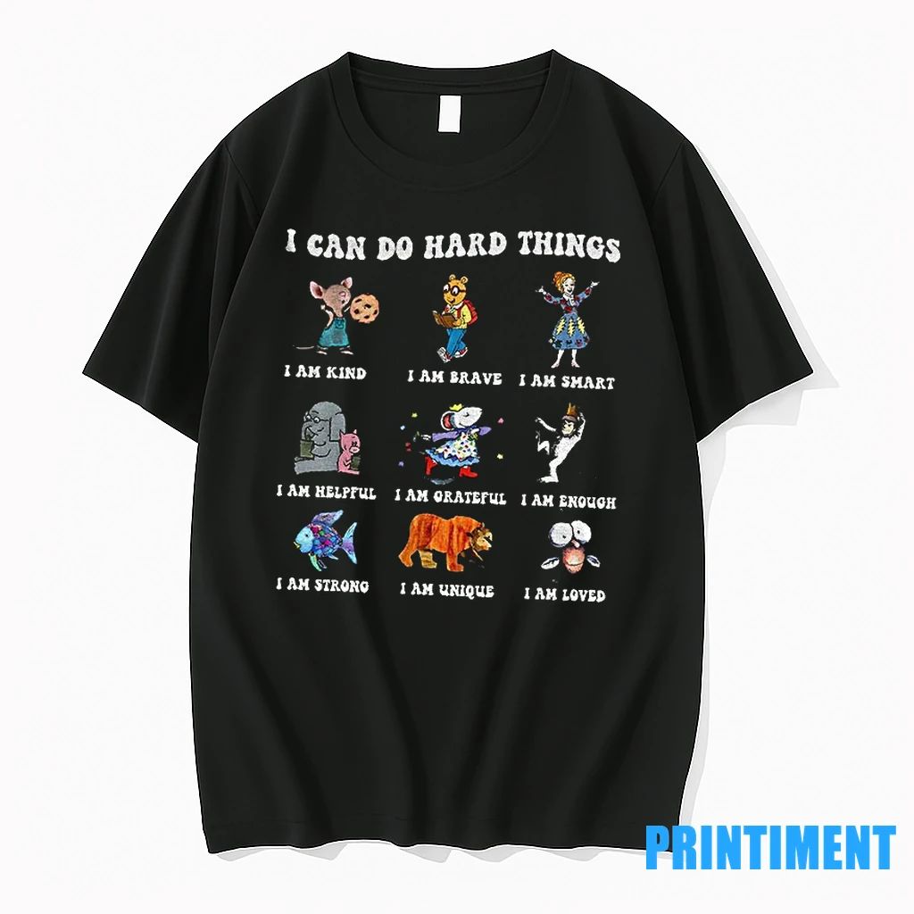 Arthur Read Book Characters I Can Do Hard Things Back To School Tshirts Sweater