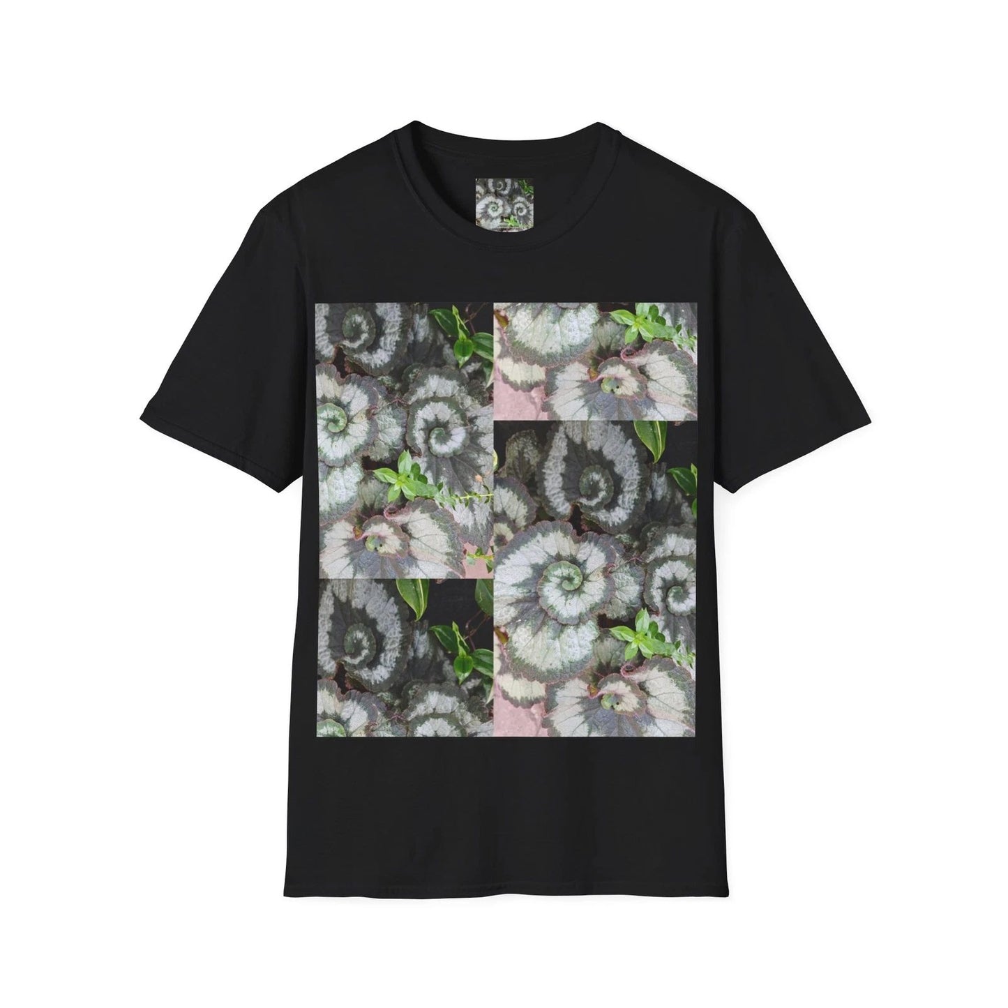 Spiral Nature Graphic T-Shirt - Eco Design, Unisex, Soft Cotton Tee, Outdoor