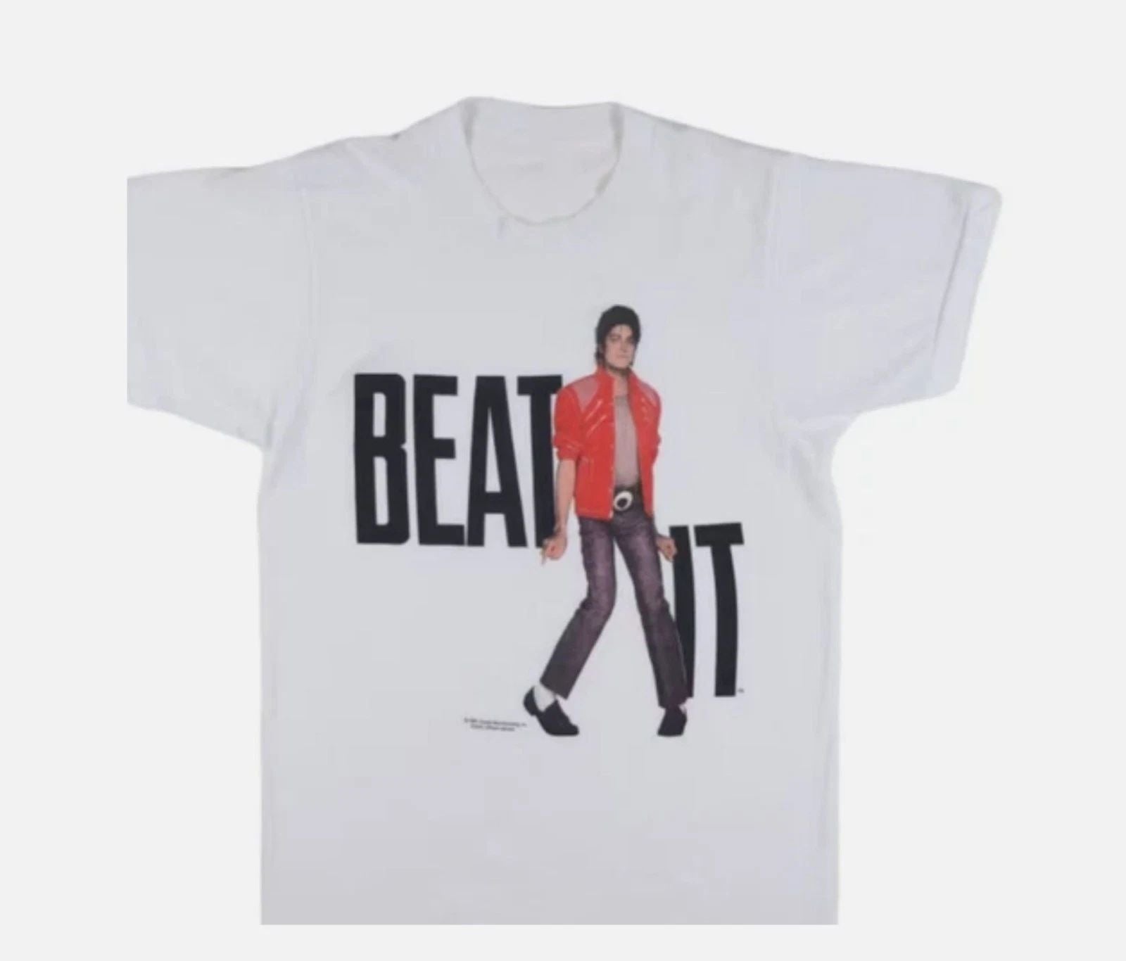 Vintage 1984 Michael Jackson Beat It Shirt Merch Gift For Fans S-5Xl