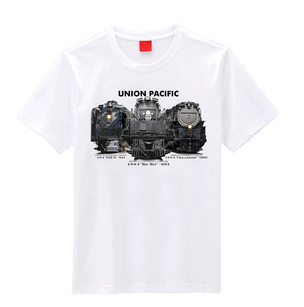 Union Pacific Big Steam Big Boy 4014, 3985 and 844 Train T-Shirts
