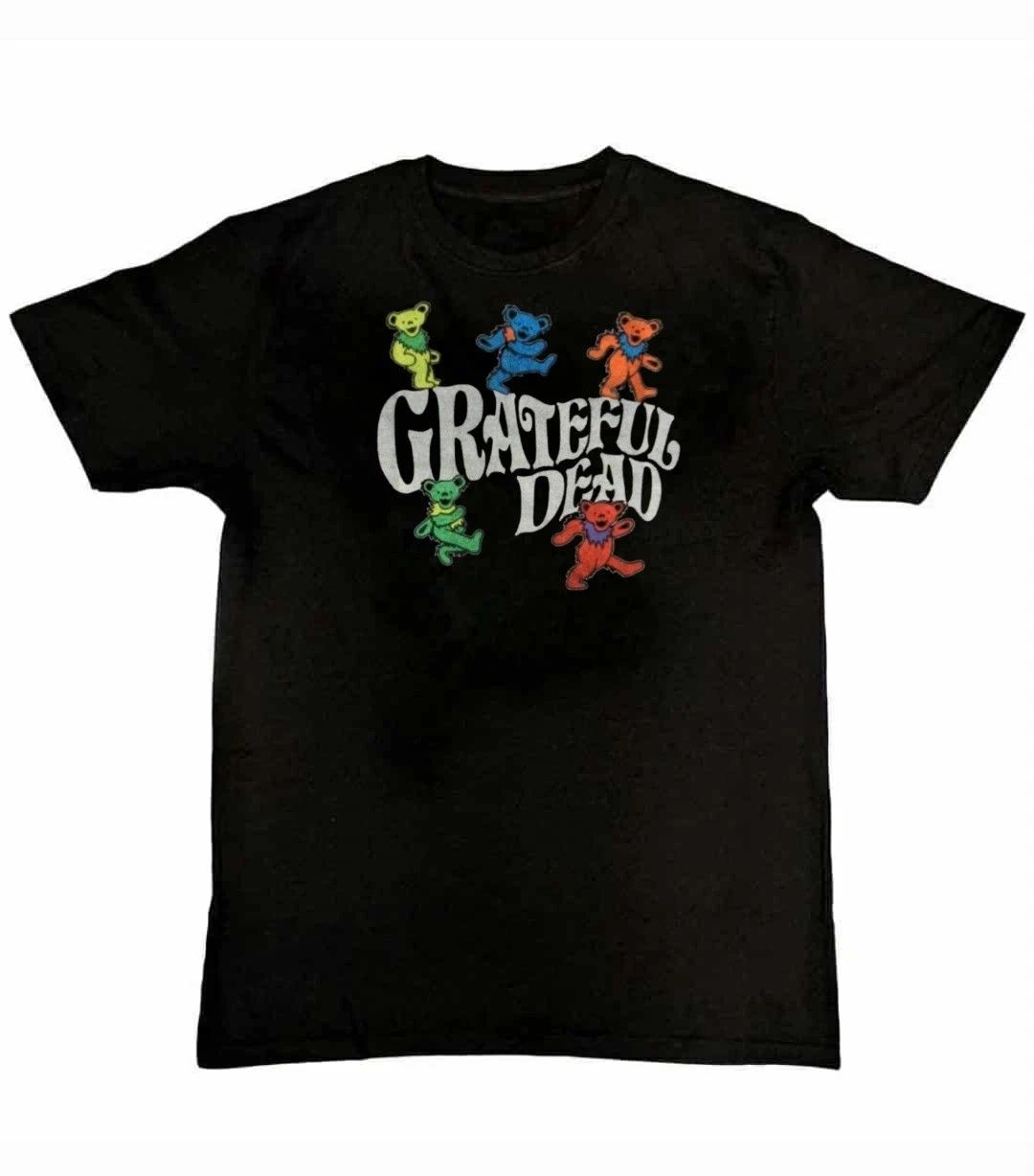 Grateful Dead Dancing Bears Classic Rock Unisex T-Shirt S M L XL 2 3 4 XL