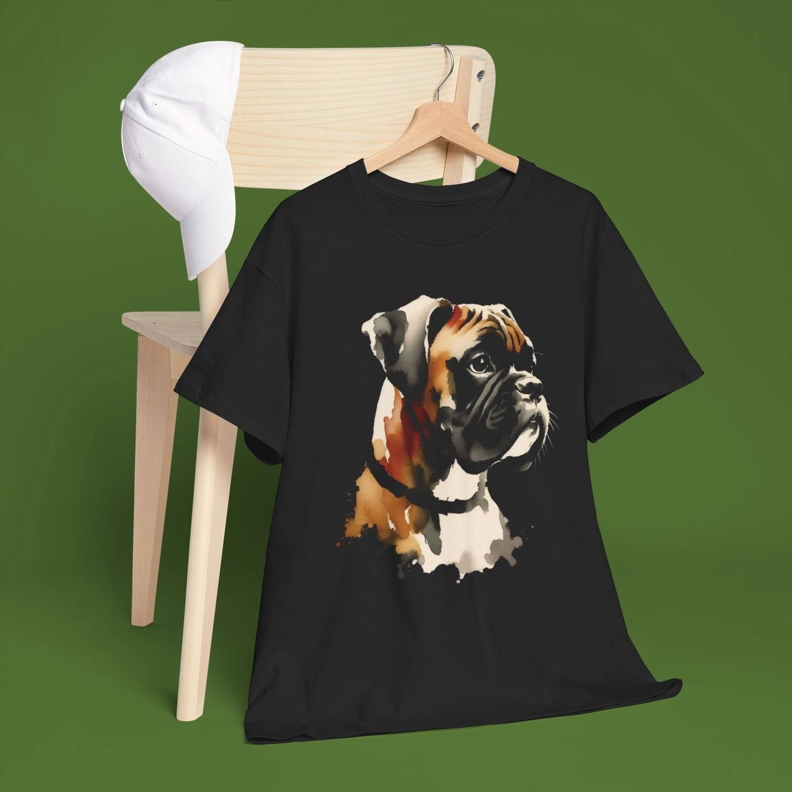 Boxer Dog Watercolor Short-Sleeve Unisex T-Shirt | Tee Pet Lover
