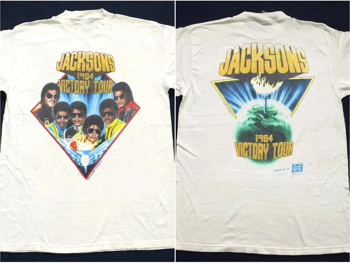 SALE Vintage 1984 Jacksons Victory Tour T-Shirt