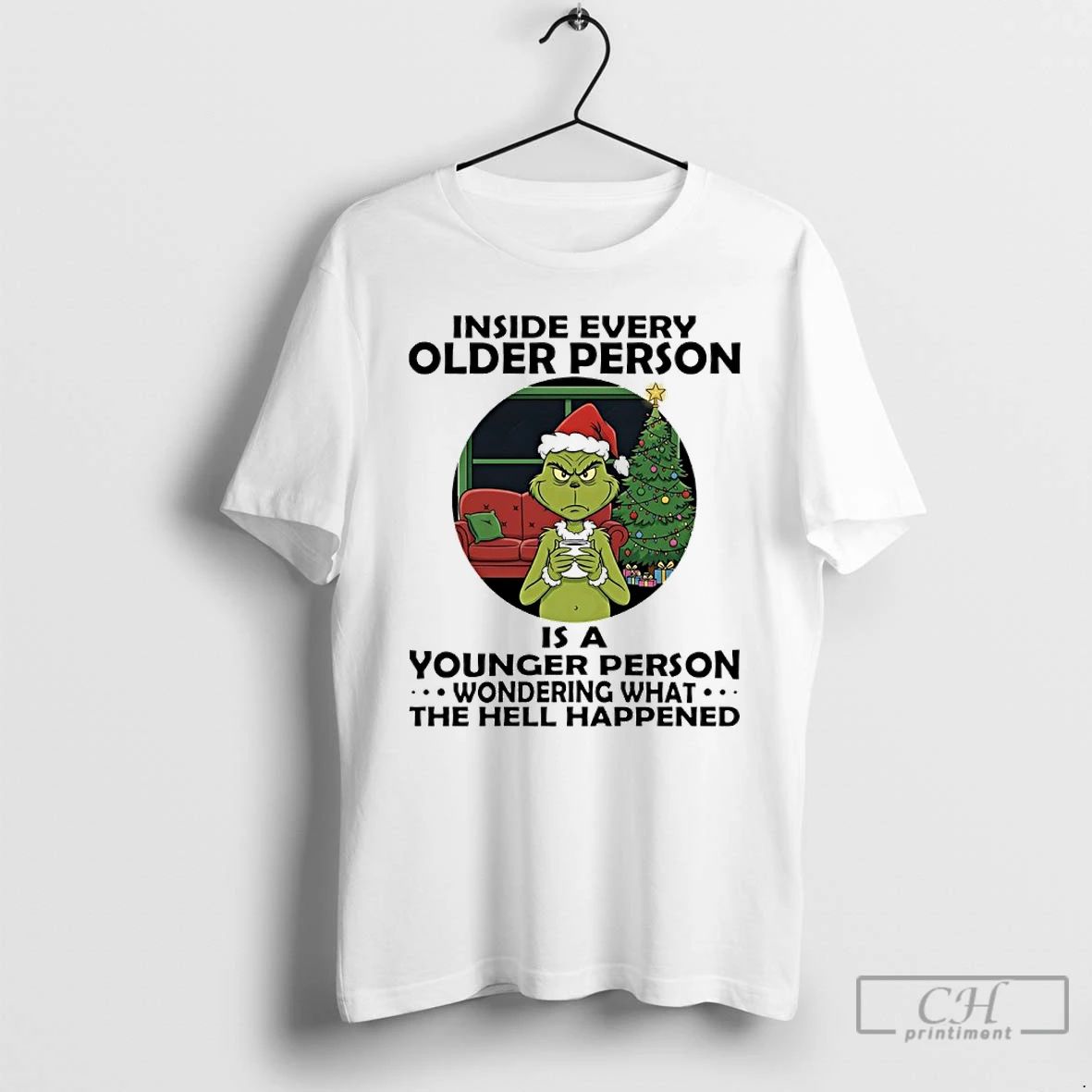Classic Grinch Christmas Tree Inside Every Older Person Is A Younger Person Wondering What The