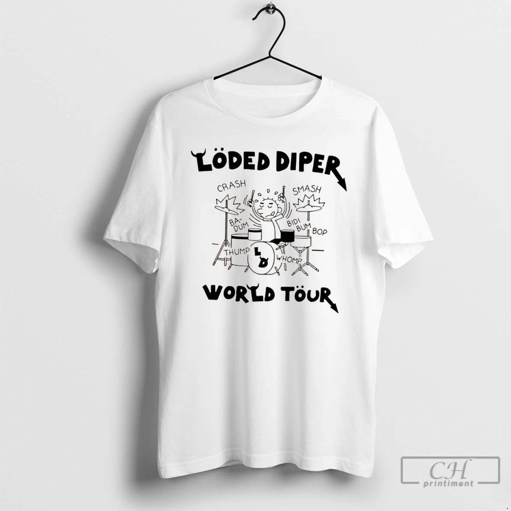Classic Loded Diper World Tour Thump Whomp T Shirts