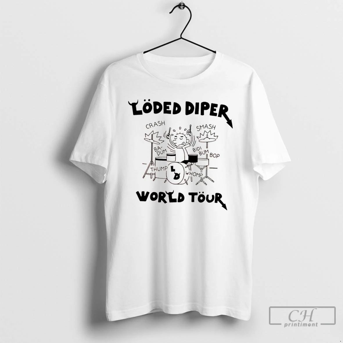 Classic Loded Diper World Tour Thump Whomp T Shirts