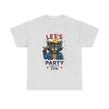 Celebrate Freedom Unisex Heavy Cotton Tee | Vintage Party Raccoon Animal Design