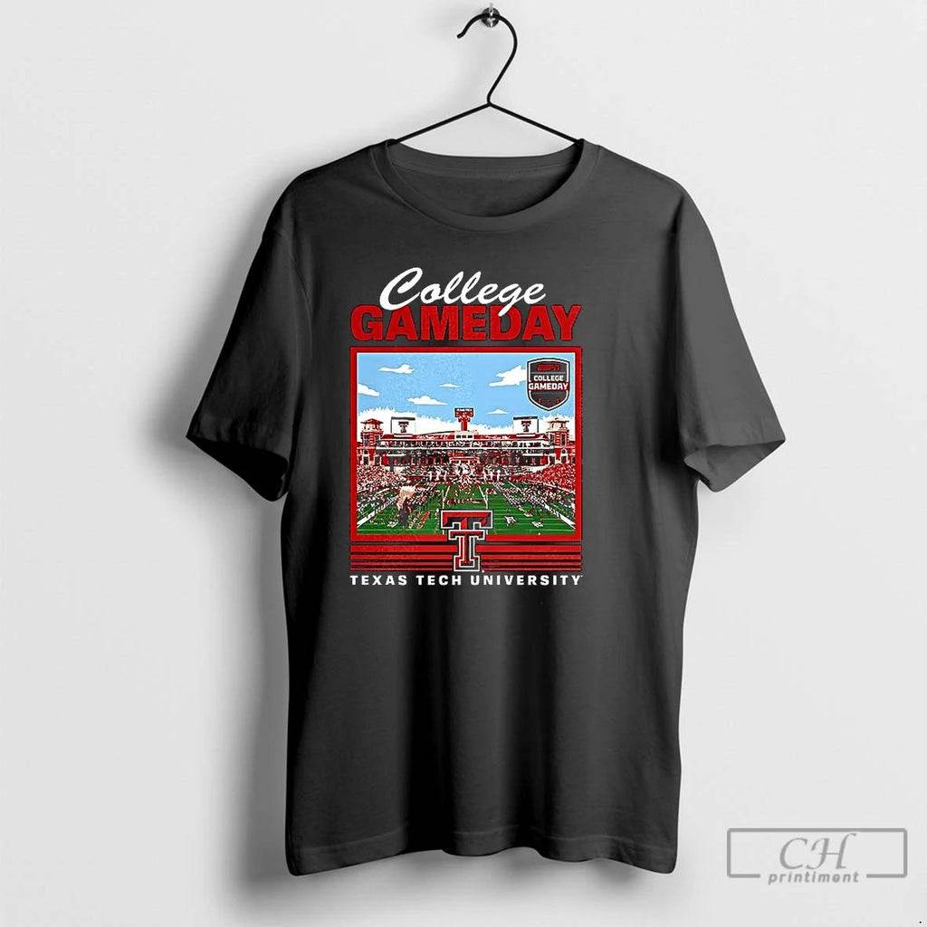 Premium Texas Tech Red Raiders Football College Gameday Jones At And T Stadium T Shirts