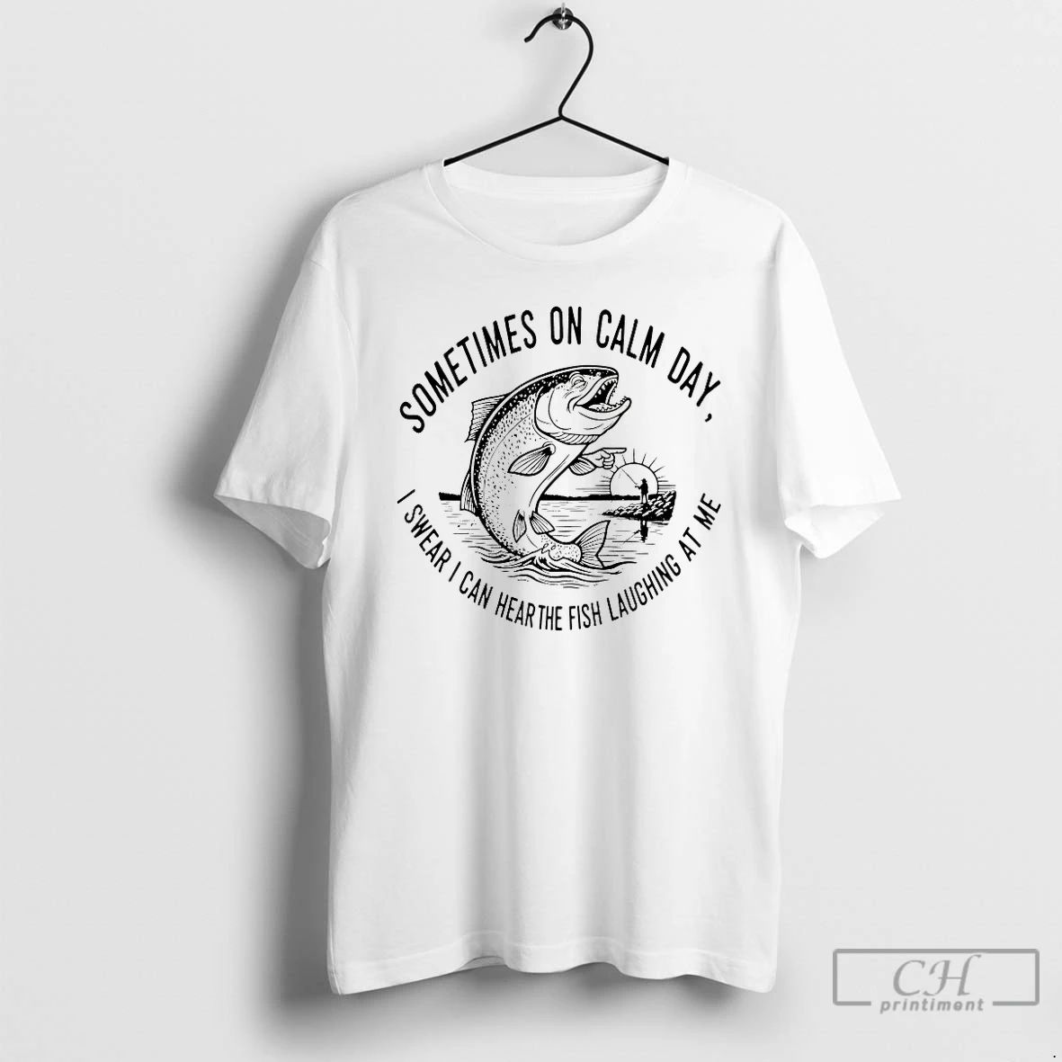 Classic Fish Sometimes On Calm Day T Shirts