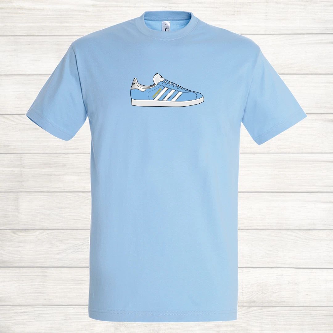Gazelle Coventry City Football The Sky Blues CCFC Top Trainer T Shirt