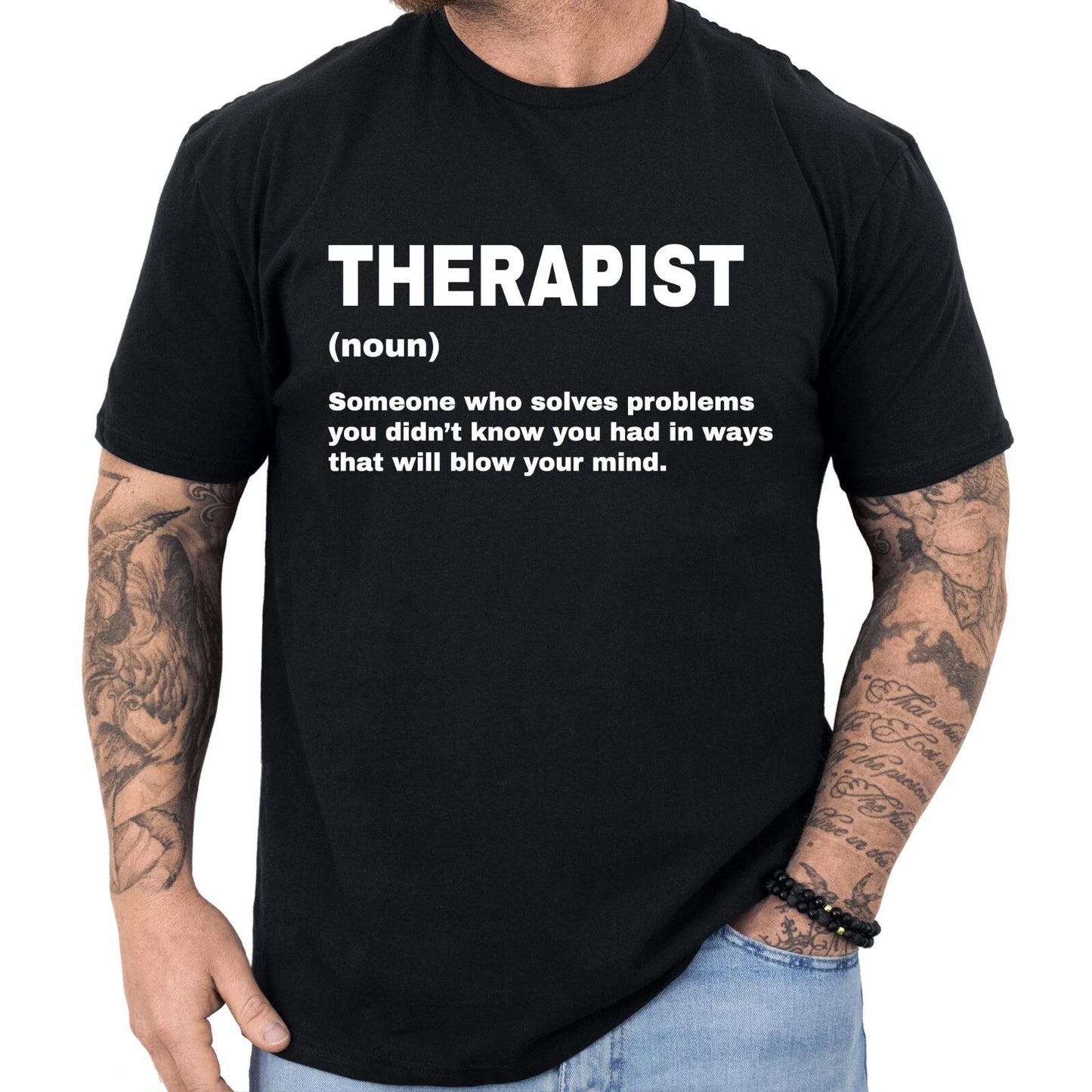 Therapist Definition T-shirt Funny Gifts Profession Shirt Men & Women