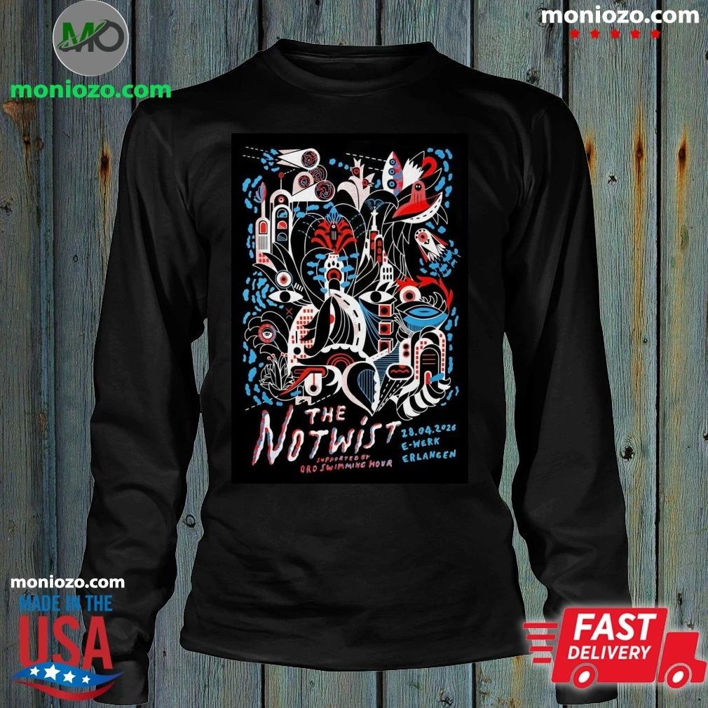 The Notwist Apr 28 2026 E-Werk Erlangen Show Poster T-Shirt