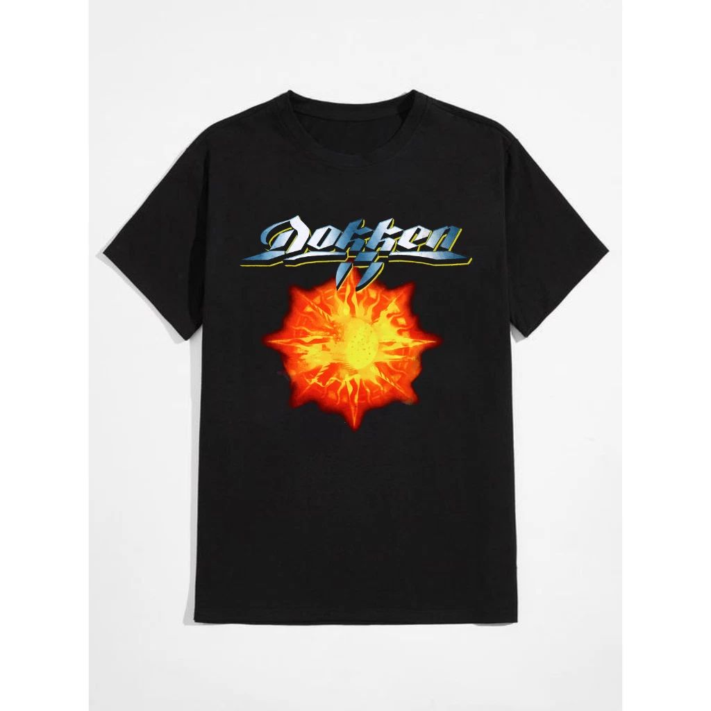 Dokken “Live From The Sun” 2000 Black Unisex T-Shirt (VC1235) (All Sizes)