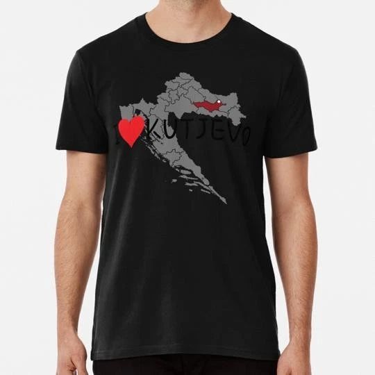 I Love Kutjevo Size S to 5XL Made in the USA T-Shirt