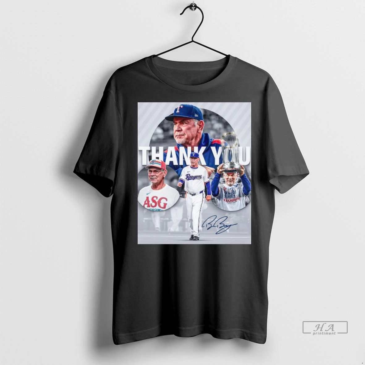Trendy Texas Rangers Thank You Bruce Bochy Signature Shirt Sweater