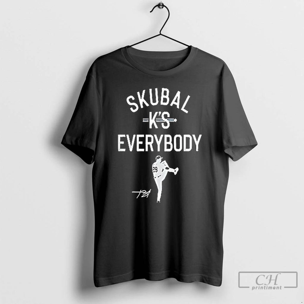 Detroit Lions Skubal Ks Everybody 2025 Pose Signature Logo T Shirts