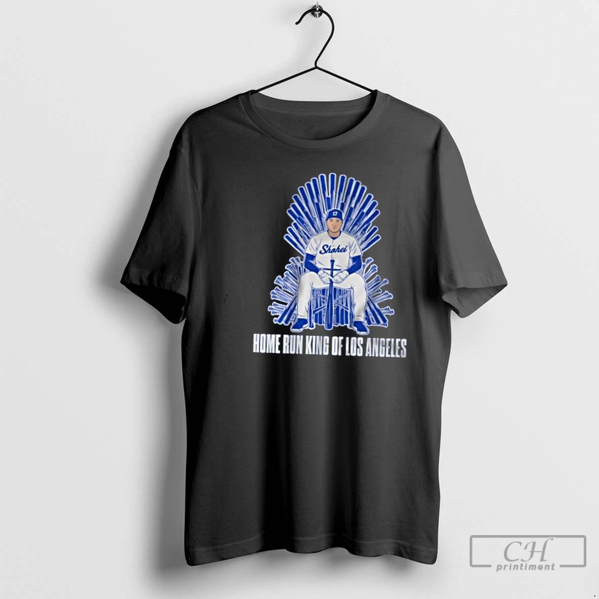 Classic Shohei Ohtani Home Run King Of Los Angeles T Shirts