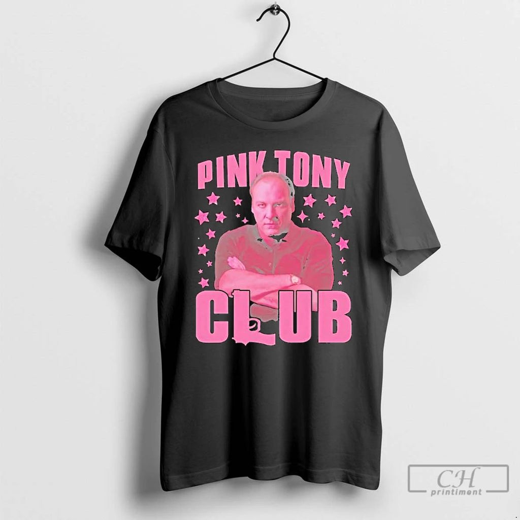 Premium Pink Tony Club Graphic T Shirts