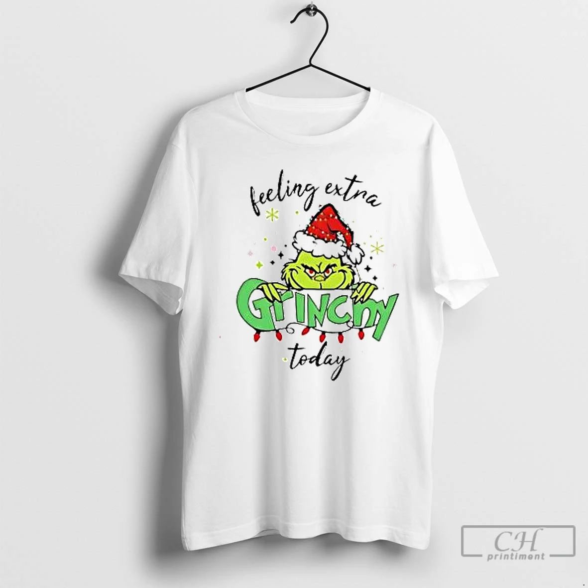 Premium Feeling Extra Grincy Today Christmas T Shirts