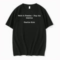Faith Freedom %ce%b3co Pray For America Charlie Kirk Tshirts Sweater