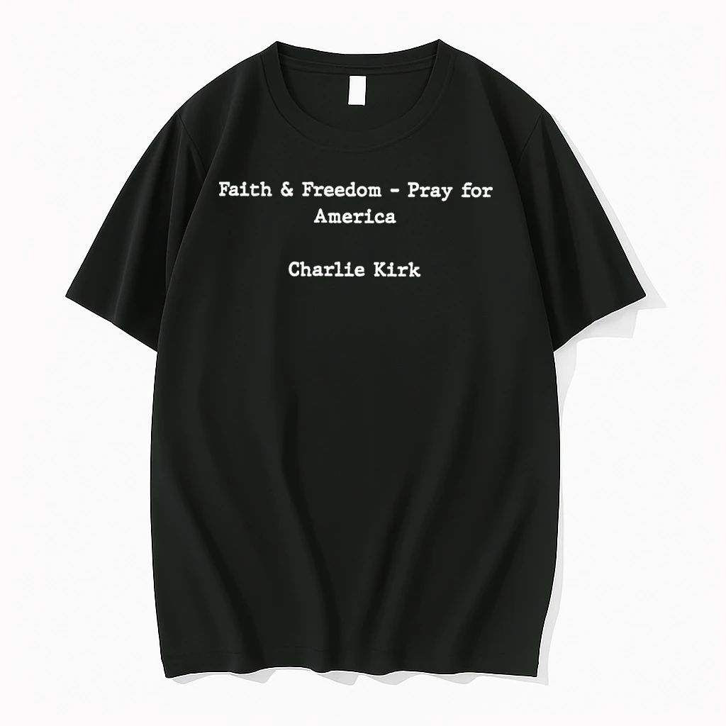 Faith Freedom %ce%b3co Pray For America Charlie Kirk Tshirts Sweater