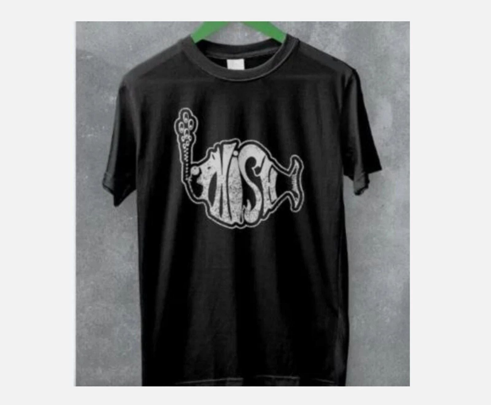 Vintage Phish Rock Black T-Shirt Cotton Tee hot