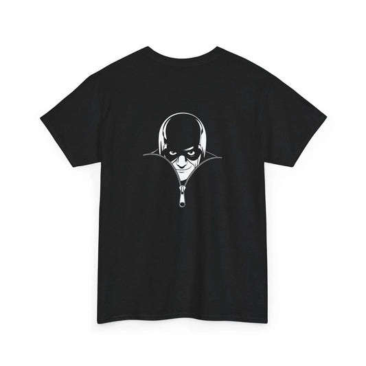 Unisex Heavy Cotton Tee with Edgy Graphic Design, Casual Wear, Street Style tee