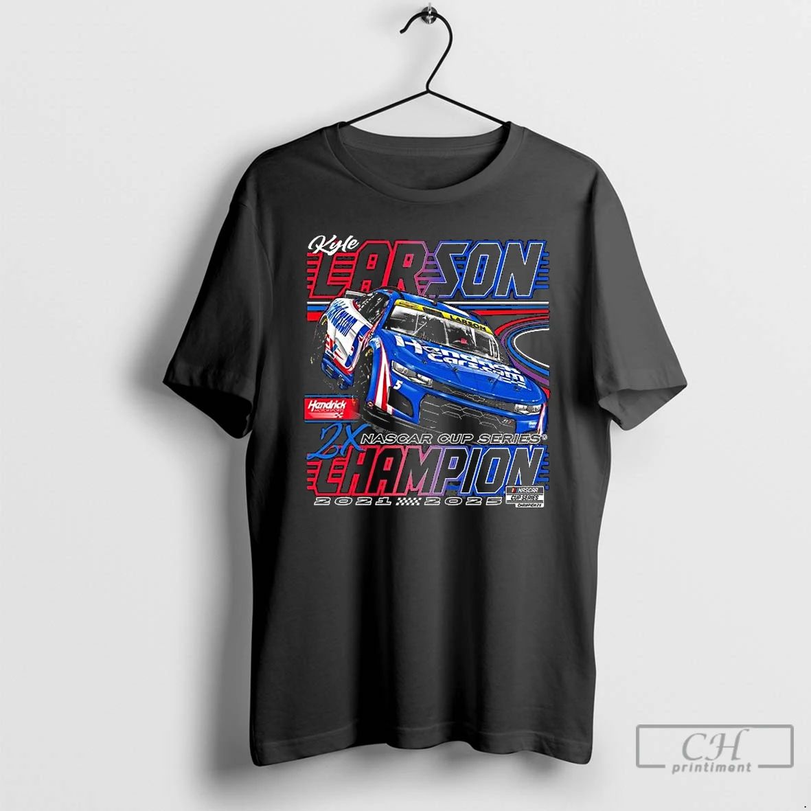 Premium Kyle Larson 2025 Nascar Cup Series Champion Xtreme Long Sleve T Shirts