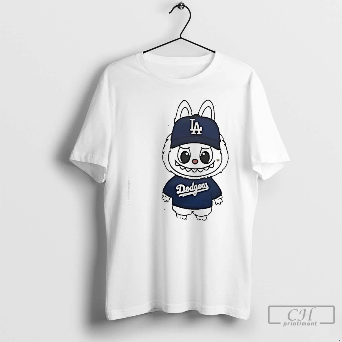 Premium Labubu Wearing A Los Angeles Dodgers T Shirts