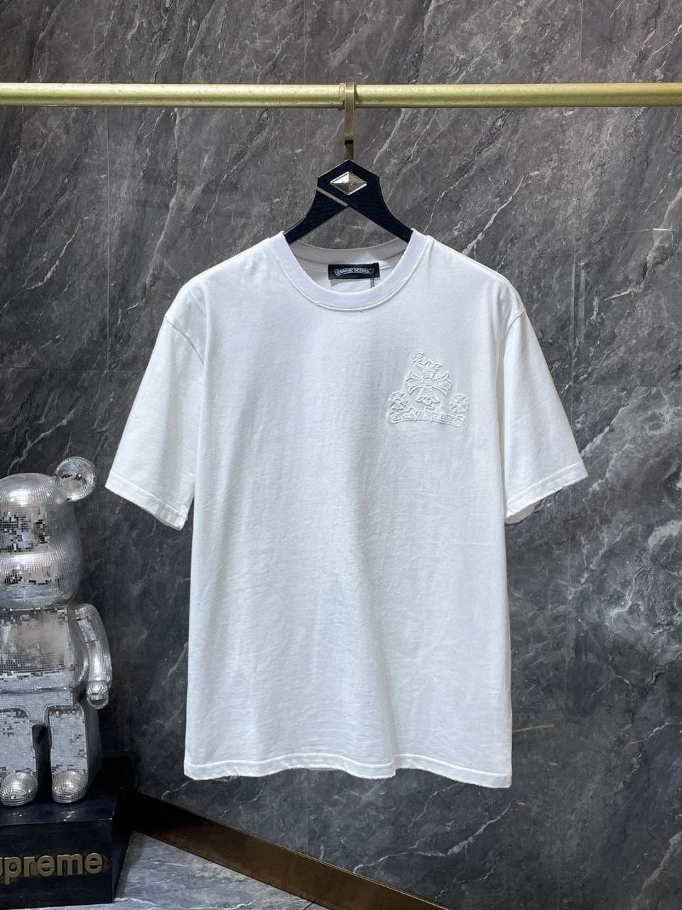 Chome Hearts style t-shirts white xl mens cross logo streetwear tee new