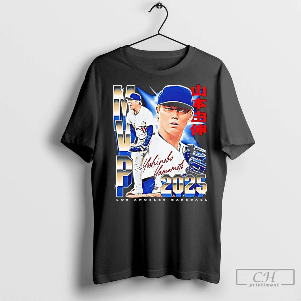 Premium Yoshinobu Yamamoto Los Angeles Dodgers 2025 Champs Mvp