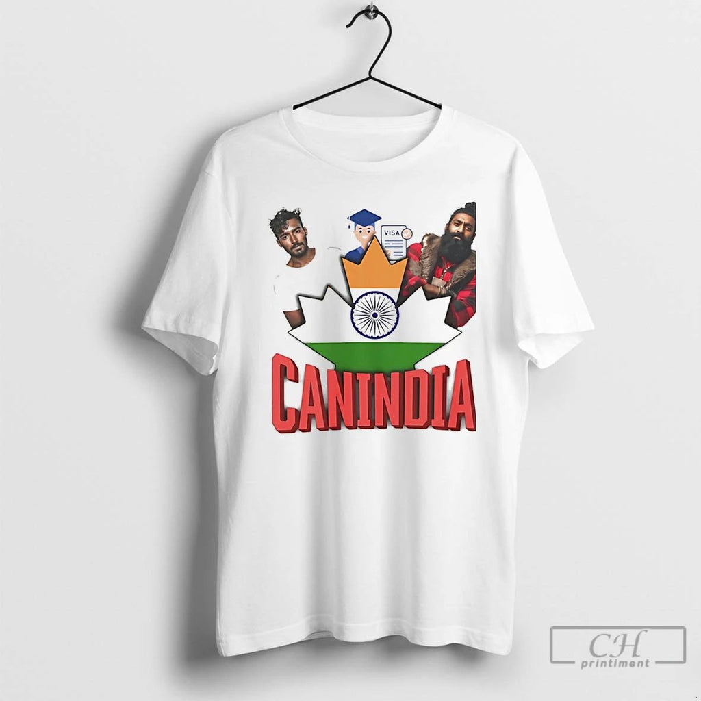 Premium Canindia Visa India Flag Christmas T Shirts