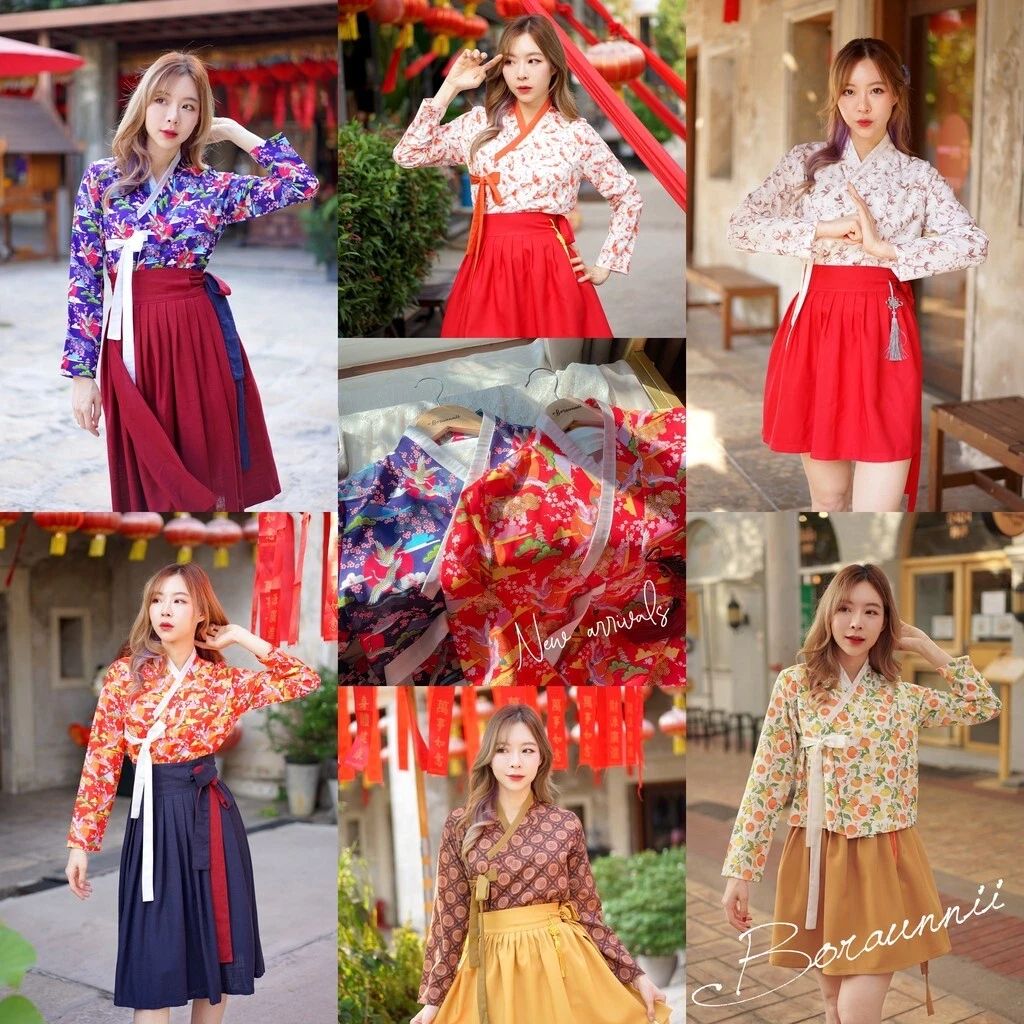 Modern Hanbok Shirt 저고리 (Only Shirt) Korean Traditional Boraunnii 생활한복