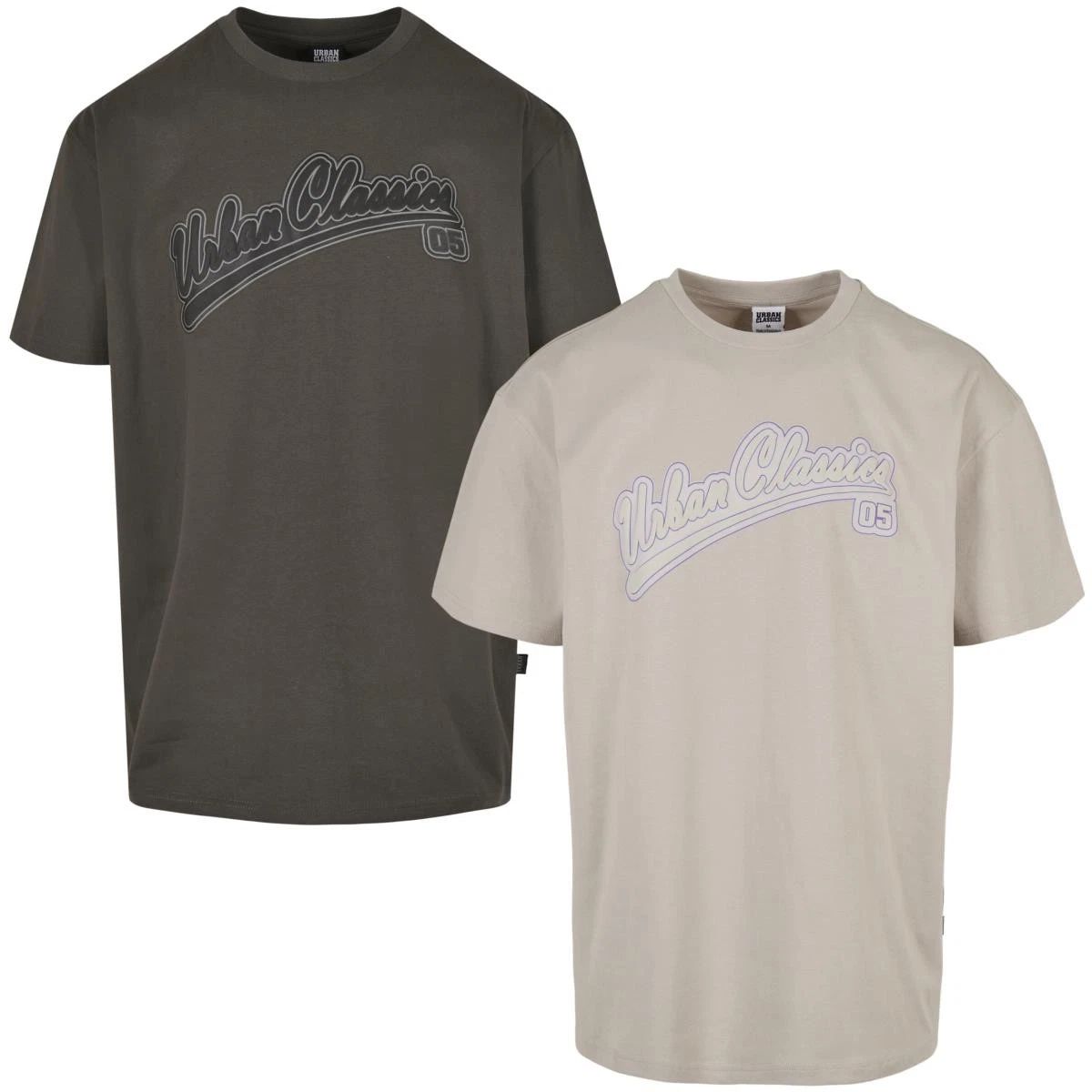 Urban Classics Baseball Tee T-Shirt Oberteil shirt Oversize-Passform Print Men