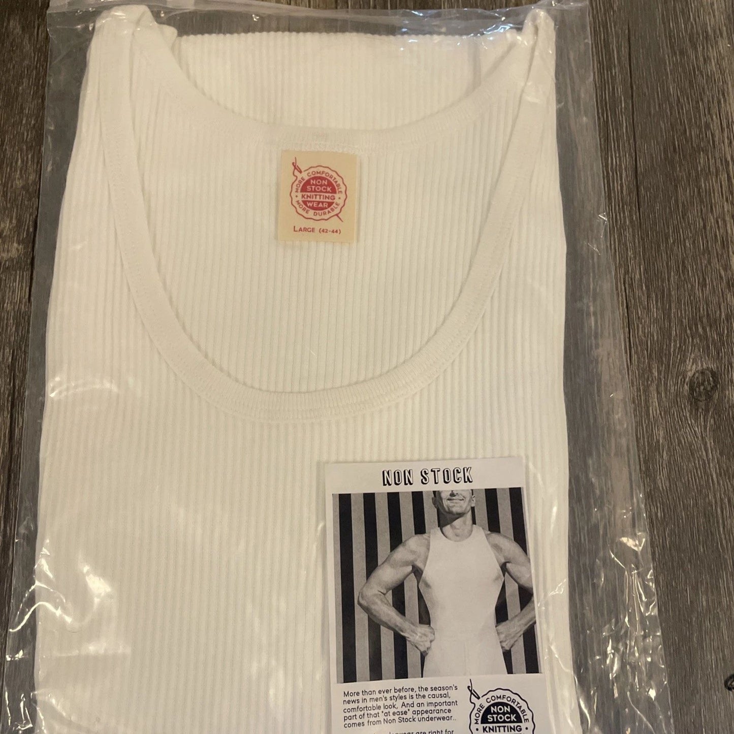 NON STOCK Men Cotton Basic Tank Top Slim Casual Ribbed Sleeveless T-Shirt Beach
