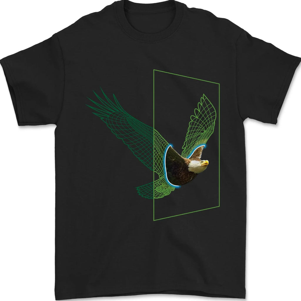 A SCI-FI American Eagle Mens T-Shirt 100% Cotton