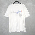 Maui Jim Mens XL White Bamboo Organic Cotton Hawaii Graphic T-Shirt Parrot Logo
