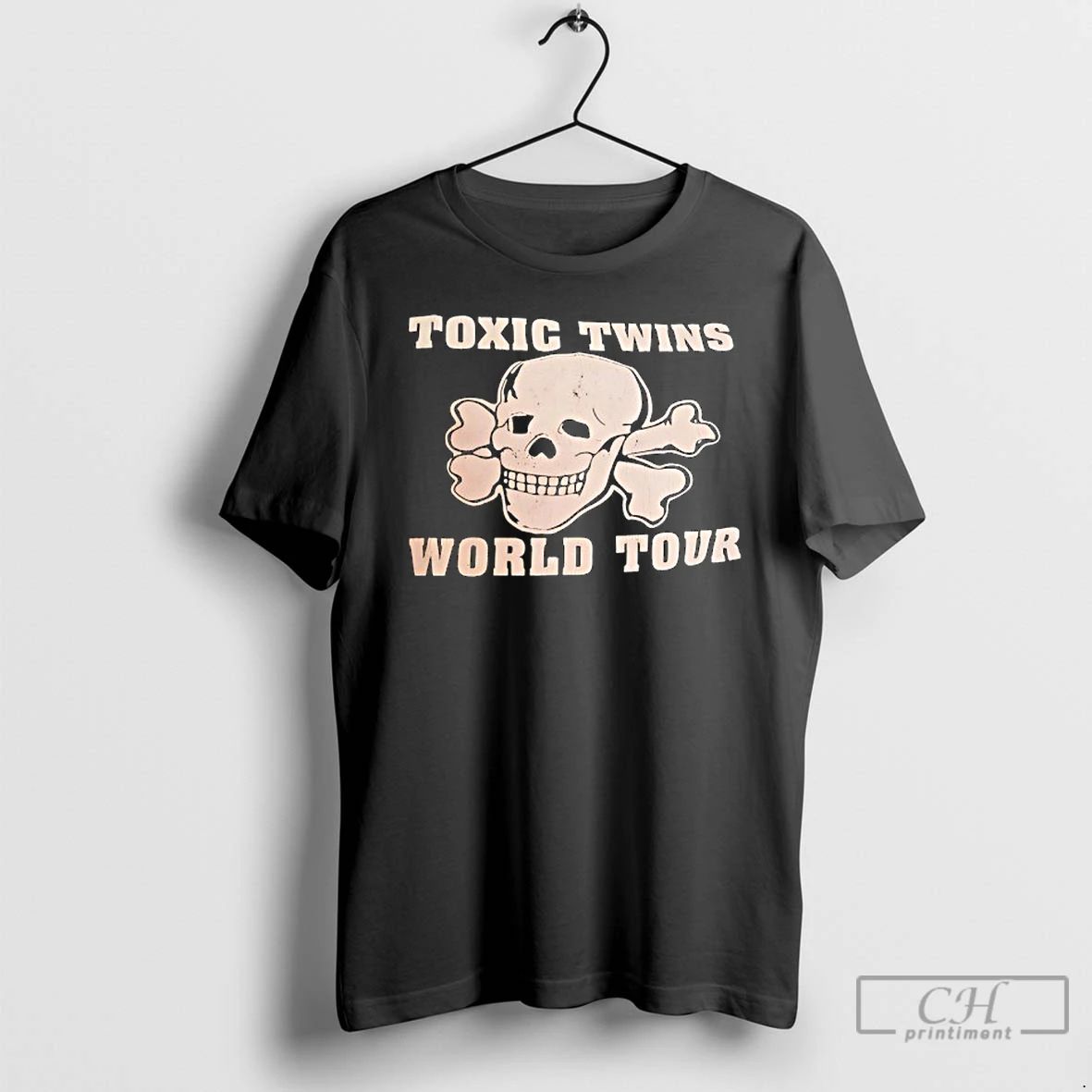 Classic Skull Toxic Twins World Tour T Shirts