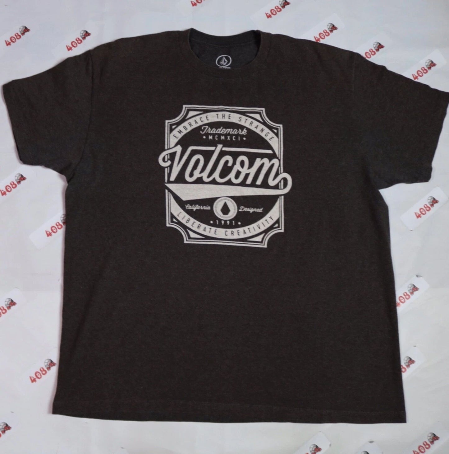Volcom Shirt Men’s XL Gray Skate Surf B10