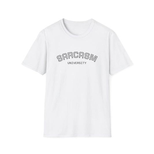Sarcasm University T-Shirt | Retro Groovy Quote Tee