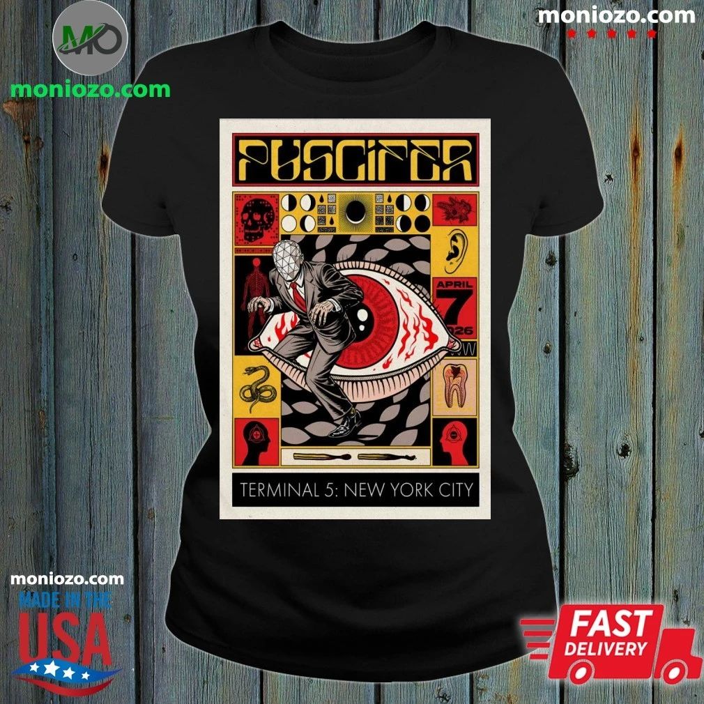 Puscifer April 7 2026 Terminal 5 in New York City Poster T-Edition For Fan Shirt