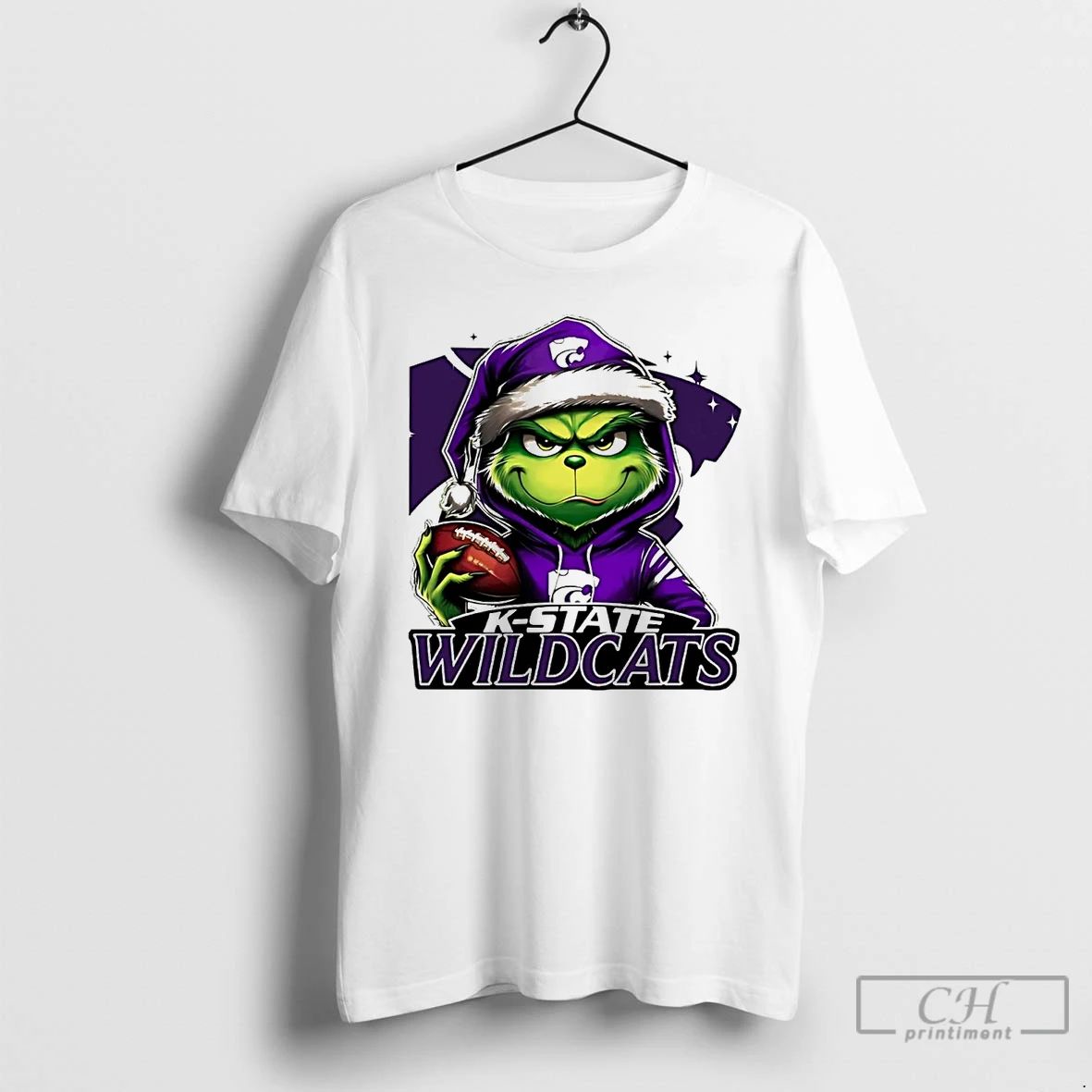 Classic Grinch Kansas State Wildcats Ball Christmas T Shirts