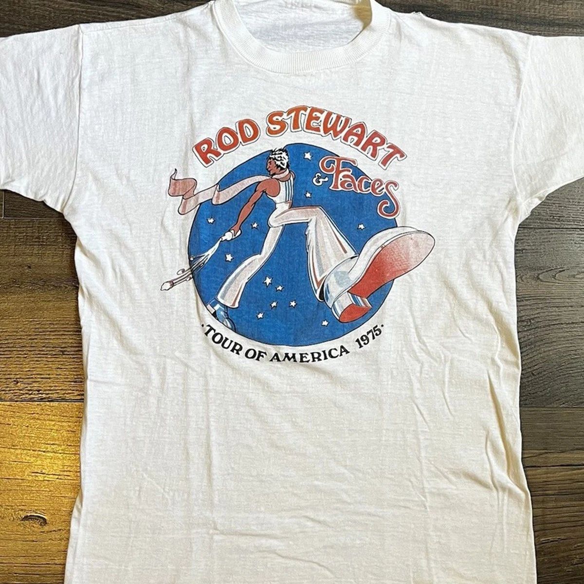 Merry Christmas Rod Stewart & Faces 1975 Collection  S-235XL T-Shirt K7.7