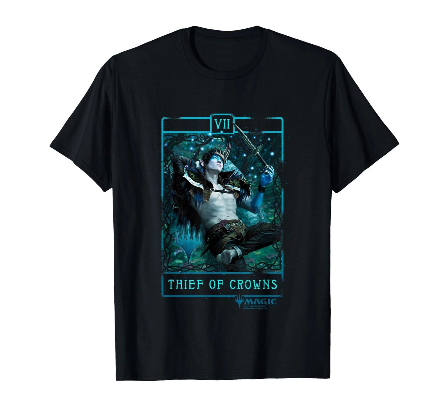 Oko Thief Of Crowns Blue Tarot Card T-Shirt